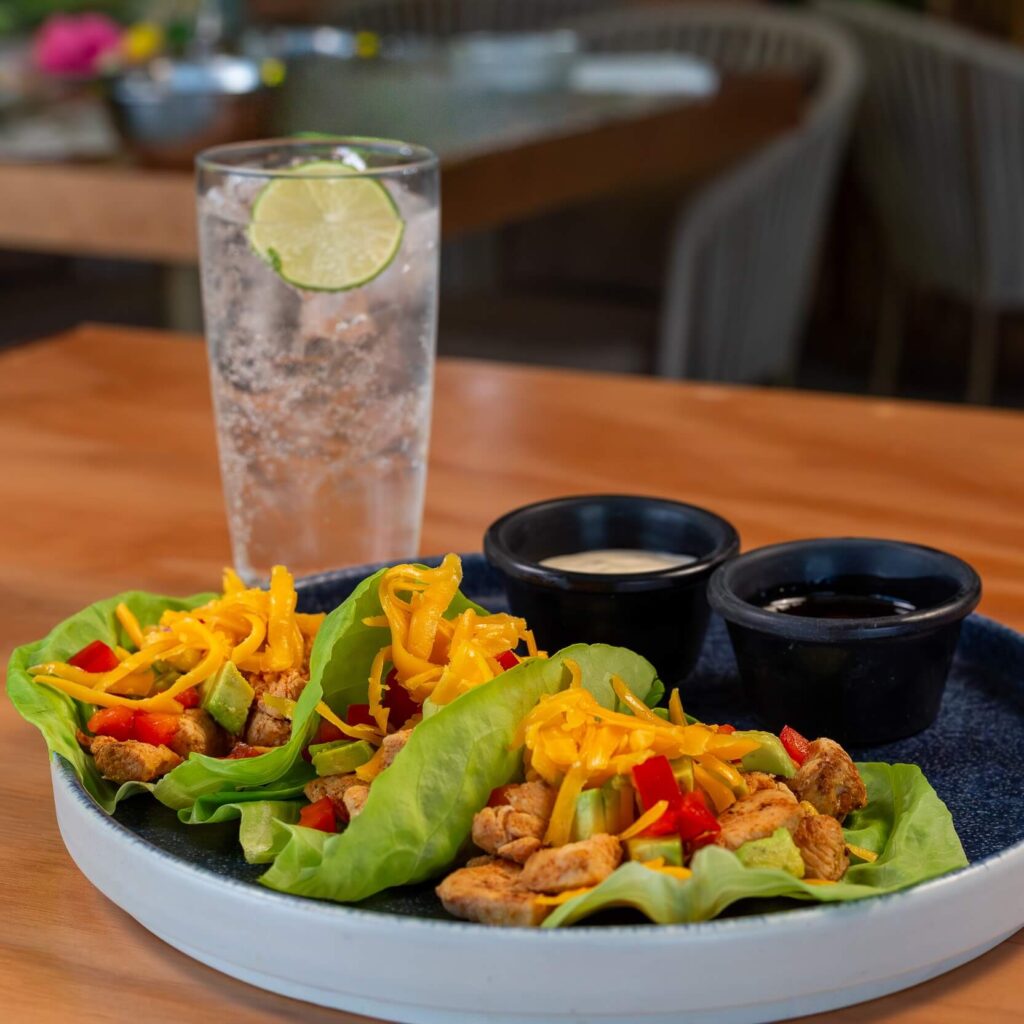 Taco de lechuga - Verde Cielo